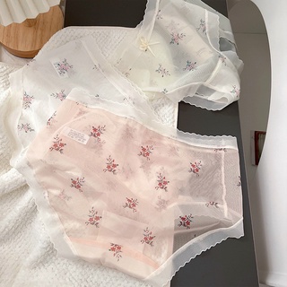 Quần lót nữ voan tuyết họa tiết Vintage -Quần chip nữ cao cấp PT STORE  FLQ166