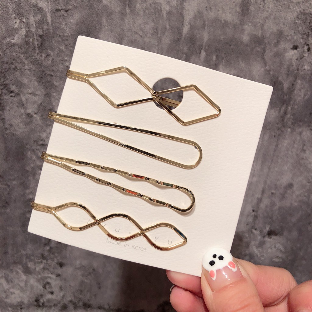 DDFI - Hairclips Korea Minimalist Wave Ins All-match Essential HairClip F1A02