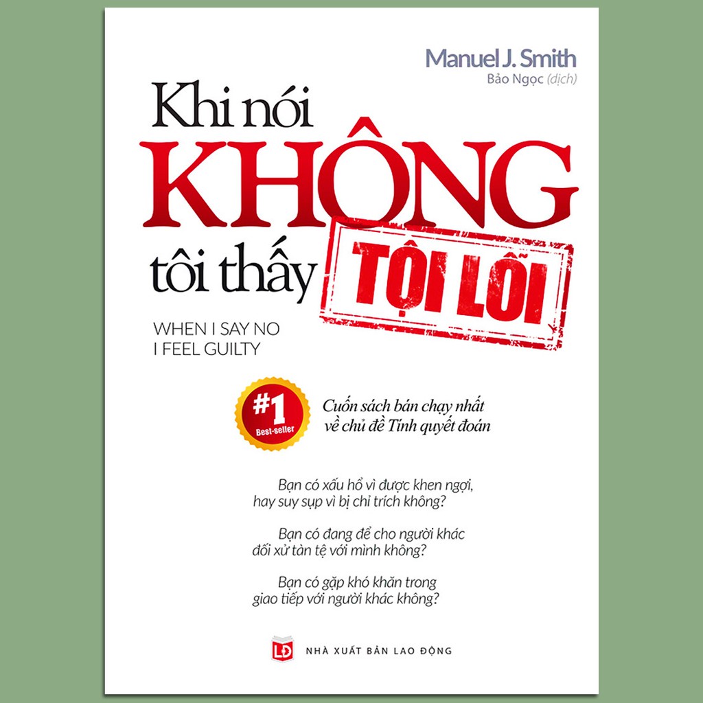 Sách - Khi Nói Không Tôi Thấy Tội Lỗi