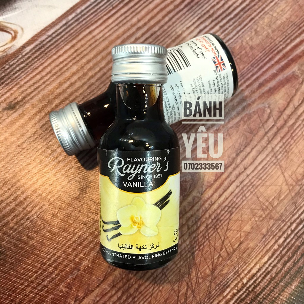 [Mã 77FMCGSALE1 giảm 10% đơn 250K] Tinh chất Rayners hương Vanilla - Vani dạng lỏng 28ml