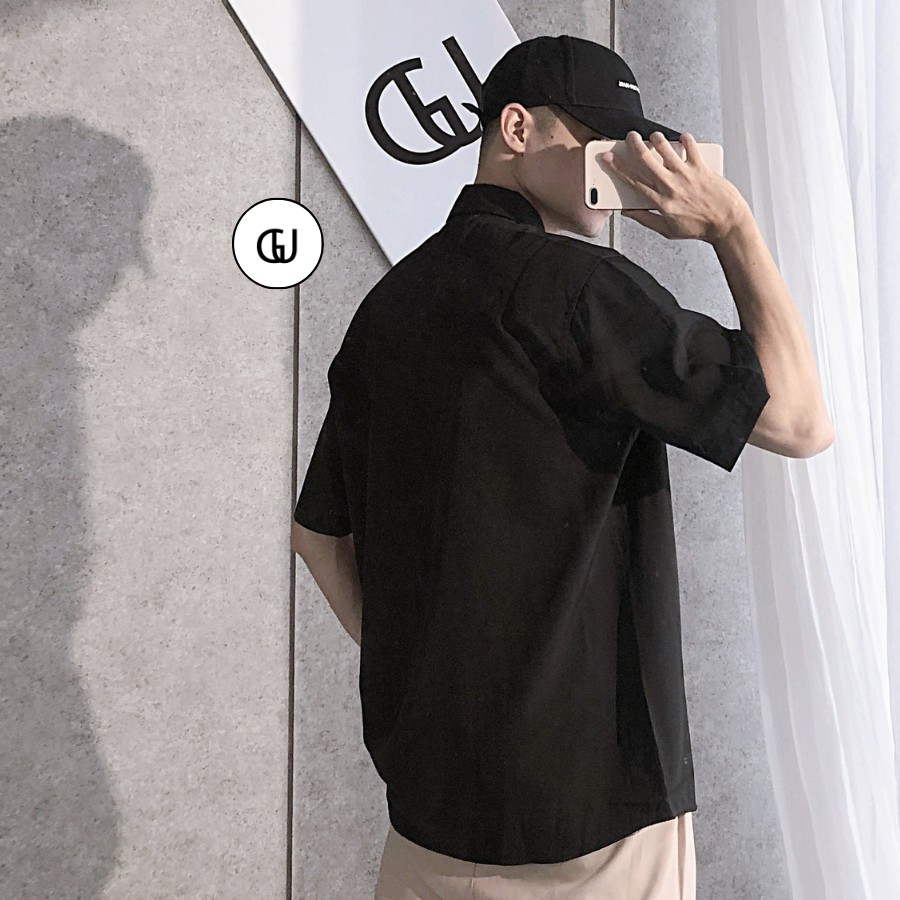 Áo Sơ Mi Nam Nữ Form Dáng Rộng, Vải Kate Mềm Mịn Thích Hợp Cho Đi Học, Đi Làm, Đi Chơi GUF | BigBuy360 - bigbuy360.vn