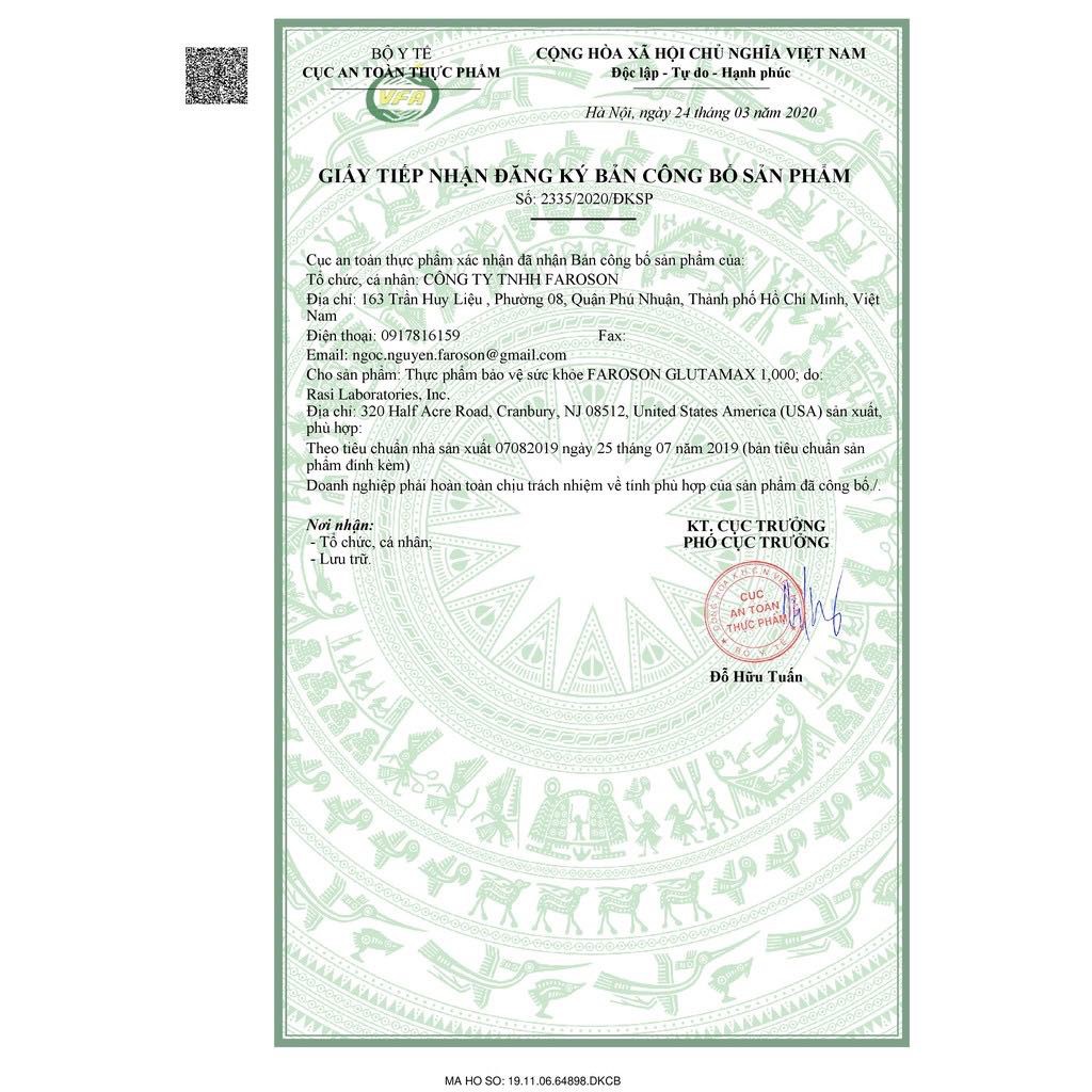 VIÊN UỐNG HỖ TRỢ LÀM TRẮNG VÀ BẢO VỆ DA KHỎI TIA UV | GLUTAMAX 1000 | 30 VIÊN/HỘP | BigBuy360 - bigbuy360.vn