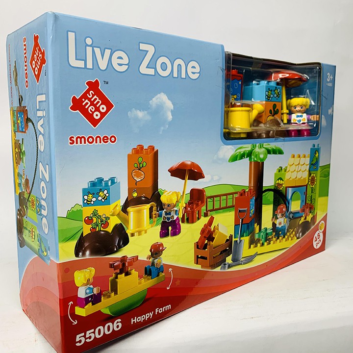 BỘ ĐỒ CHƠI BỘ XẾP HÌNH CÔNG VIÊN LIVE ZONE E0147 - ẢNH TỰ CHỤP