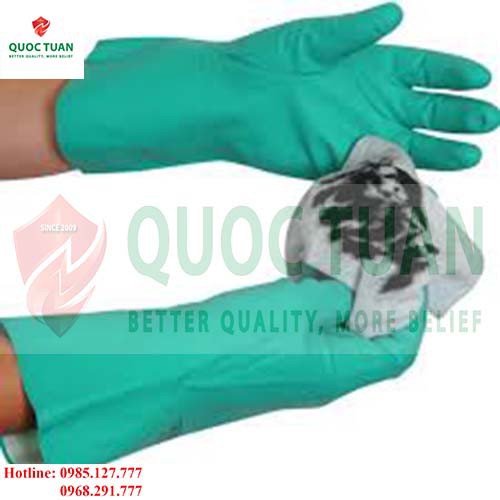 Combo 2 đôi Găng tay cao su Nitrile chống hóa chất Rubberex NL15