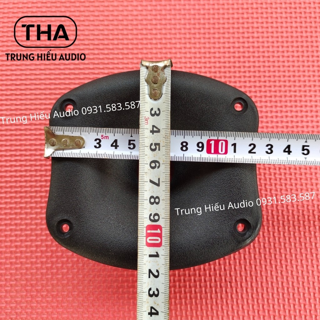 Họng Loa Treble 12.5x12.5 cm 250 350 450 Ren Xoáy Hàng Nhập TQ, Nhựa ABS, Phểu Loa Treble Trung Hiếu Audio (Giá 1 Cặp)