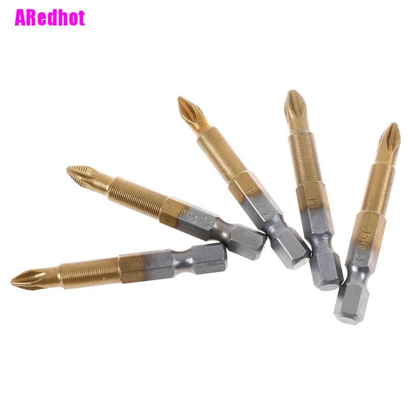 Set 5 đầu vít lục giác bằng titan chống trượt Ph2 chuyên dùng