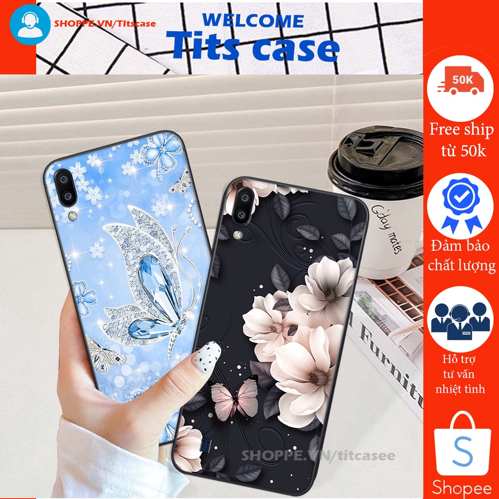 Ốp lưng Samsung Galaxy A10 / M10 in hình thiên nga,hoa may mắn, đặc sắc ĐỘC - LẠ - BỀN