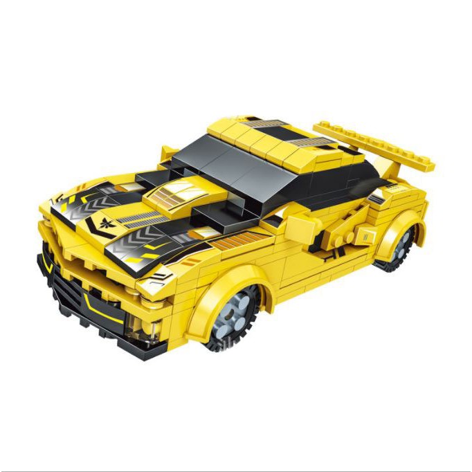 Đồ chơi lắp ráp Bộ Robot và Oto 2 trong 1 với hơn 530 chi tiết nhựa ABS cao cấp