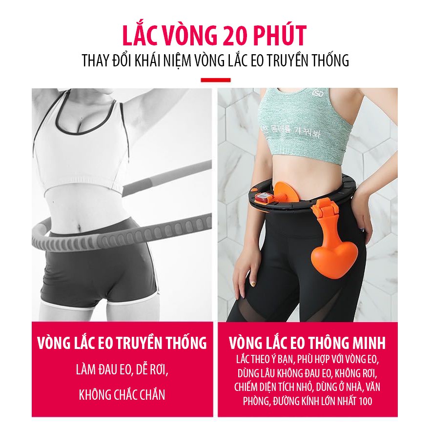[LOẠI 1]Vòng lắc eo Hula thông minh giảm mỡ bụng HOT nhất 2020 | BigBuy360 - bigbuy360.vn