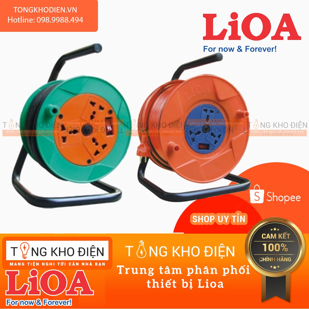 Ổ cắm kéo dài LiOA kiểu Rulo - dây dài 20-30m