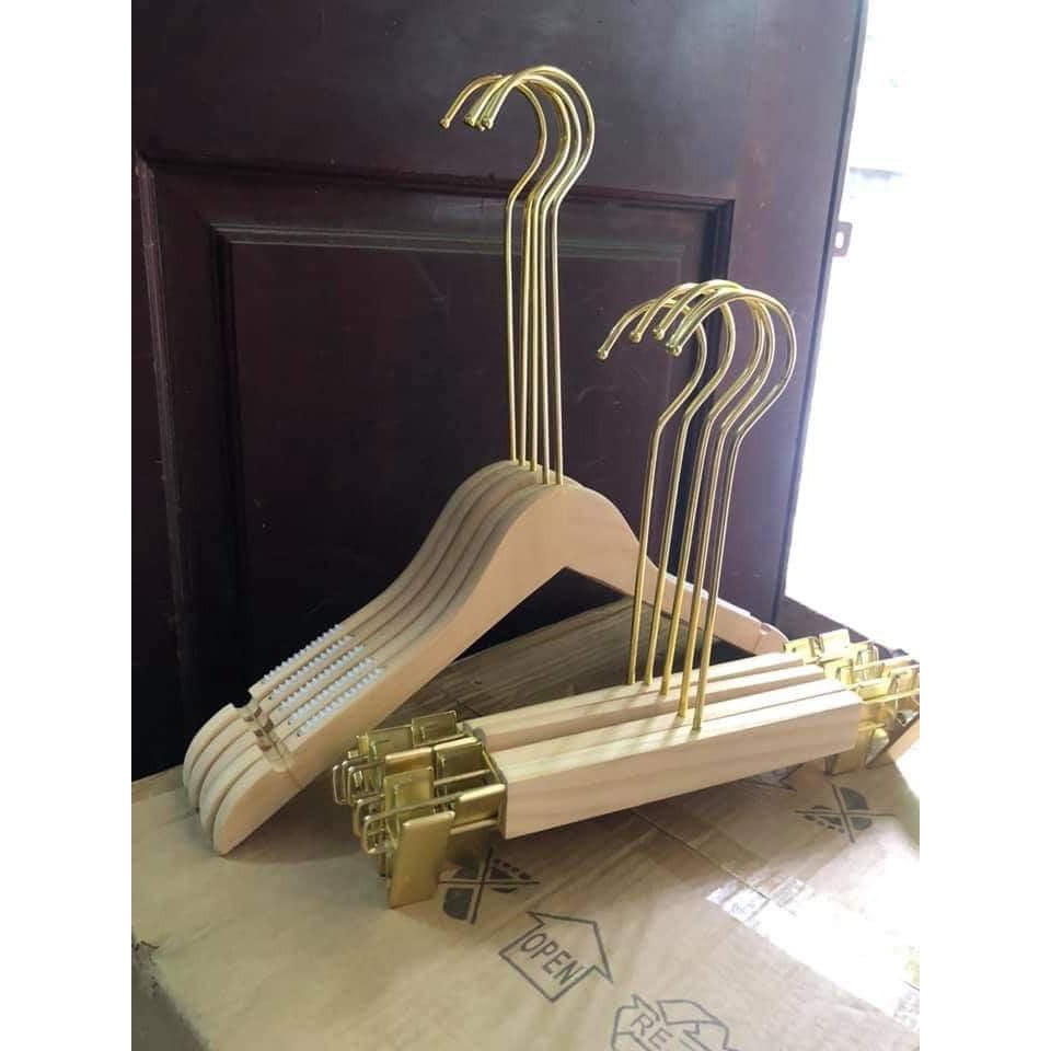 Combo móc gỗ,kẹp gỗ mộc cao cấp