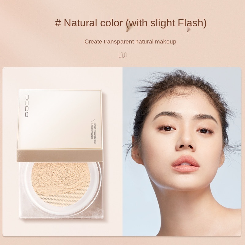 Phấn phủ Uodo che khuyết điểm lâu trôi trang điểm kháng nước chống mồ hôi không phai thích hợp cho da dầu