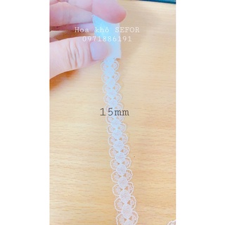 Dây ren hoa trang trí, làm đồ handmade