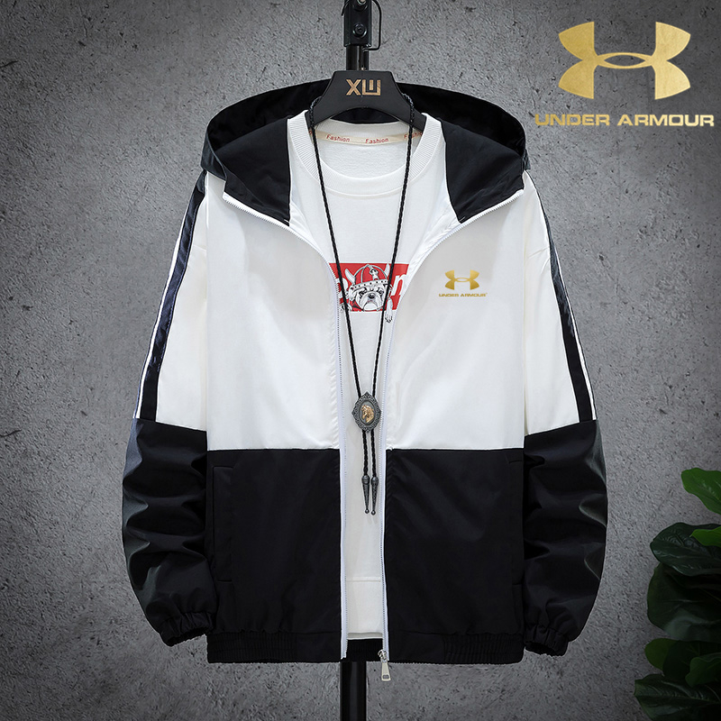 UNDER ARMOUR Áo Khoác Hoodie Khóa Kéo Thời Trang Nam