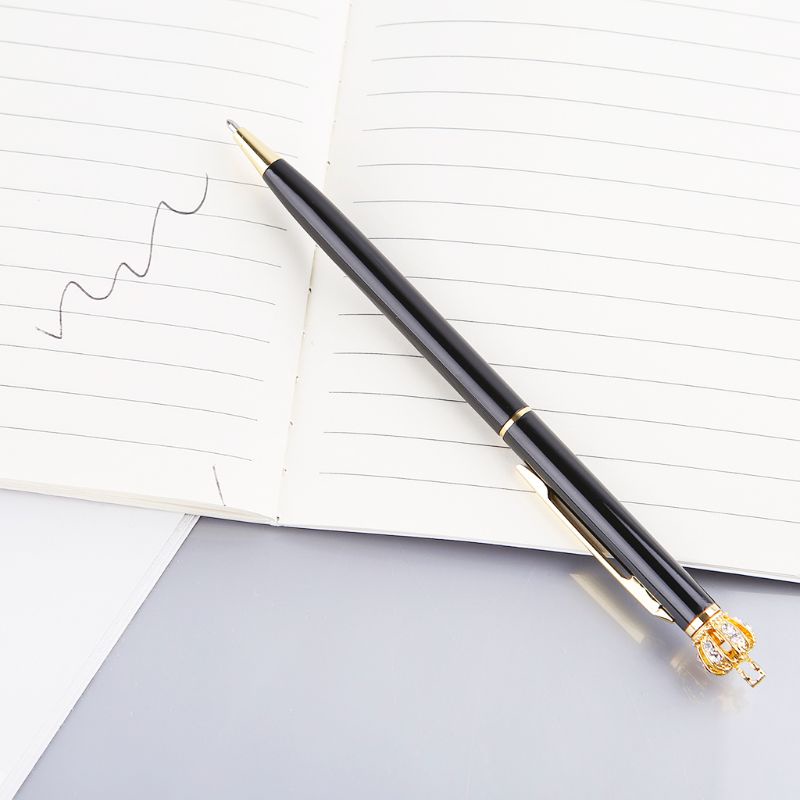 Goo Bút Bi Hình Vương Miện Kim Cương Dễ Thương Cho Văn Phòng Trường Học