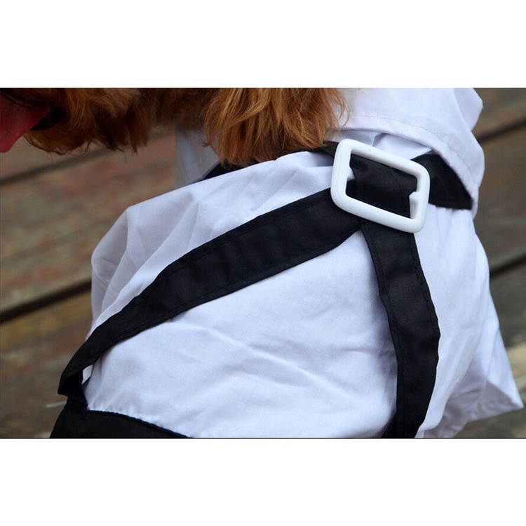 Áo vest ghile có nơ, vest jum cho chó mèo, thú cưng