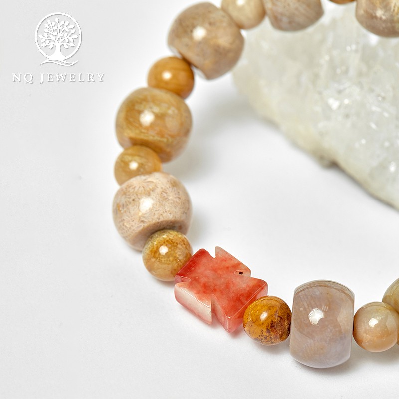 Vòng Mân Côi - Chuỗi Mân Côi San Hô NQ Jewelry 12mm