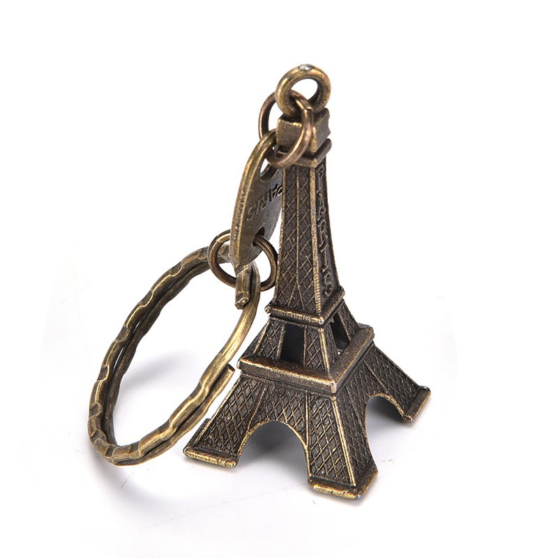 Móc khóa hình tháp Eiffel mini dễ thương