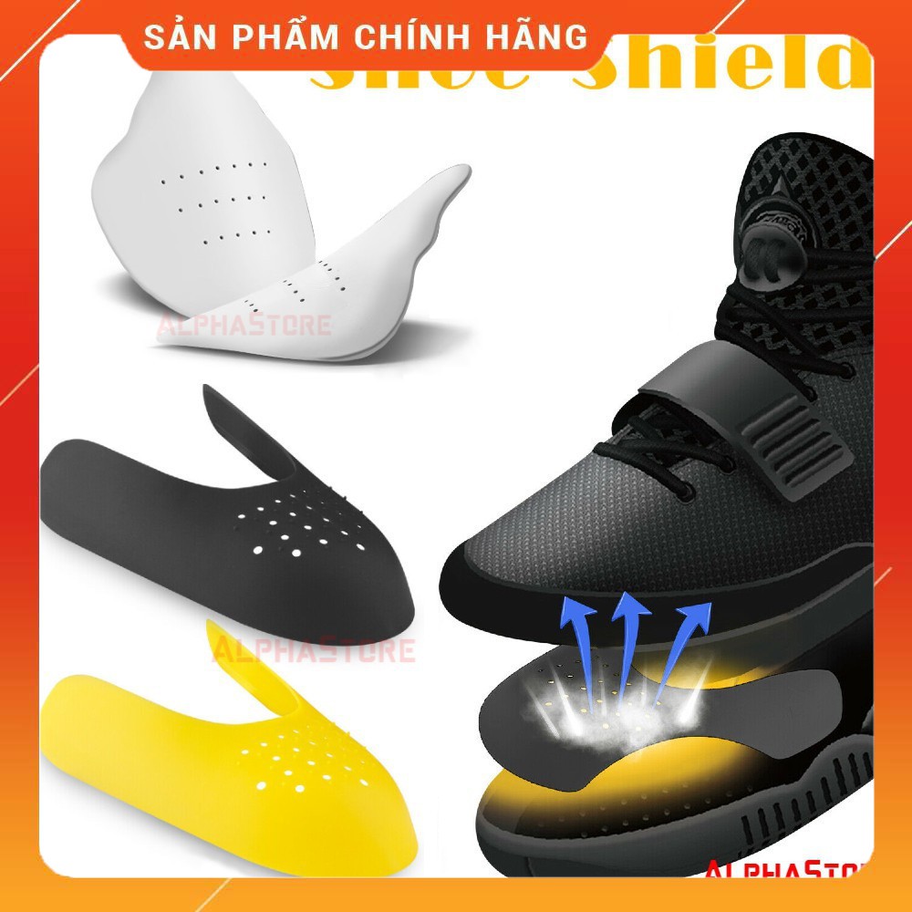 Bộ Lót Bảo Vệ Mũi Giày Shoe Shield (Loại 1, Nhựa Mềm) - Miếng Độn Chống Nhăn, Giữ Dáng Mũi Giầy Thể Thao Sneaker Shield