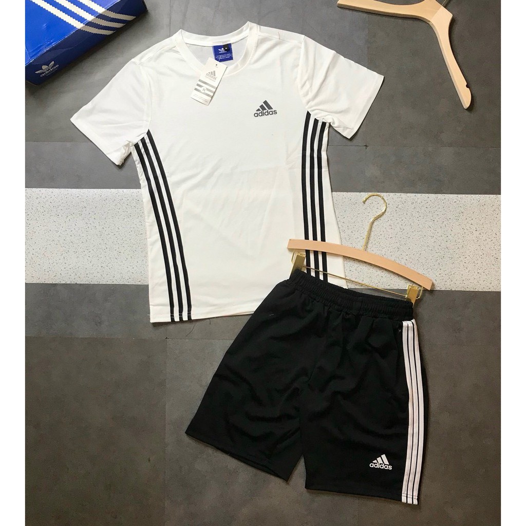 Bộ thể thao nam adidas cực chất, bộ quần áo nam thể thao chất cotton