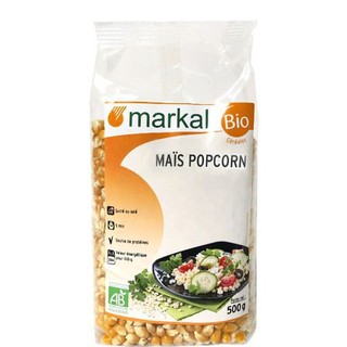 Bắp ngô nổ bỏng (popcorn) hữu cơ châu Âu 500g
