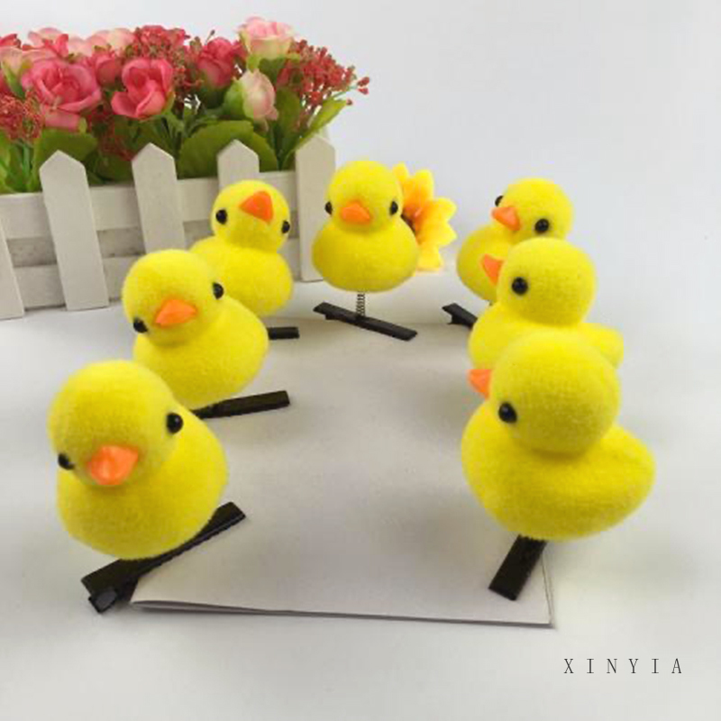 Kẹp Tóc Hình Chú Vịt Vàng Nhỏ Xinh Xắn Dễ Thương