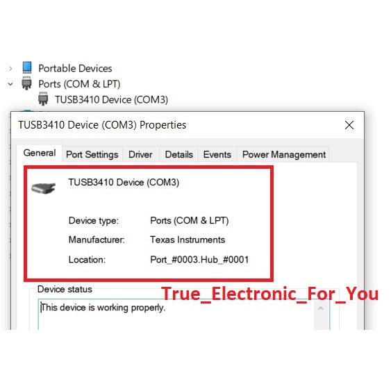 CÁP USB SANG RS232 DÀI 3M - USB TO DB9 SERIAL PORT CONTROLLER TUSB3410 Texas Instruments Full Speed 12Mbps