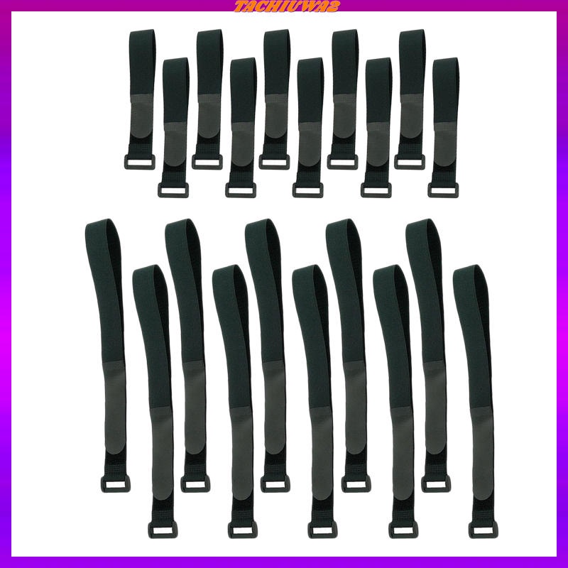 [Tachiuwa2] Set 20 Dây Đai Móc Và Vòng Kẹp Cố Định Dây Cáp Bằng Nylon Gắn Trên Nóc Xe Đạp