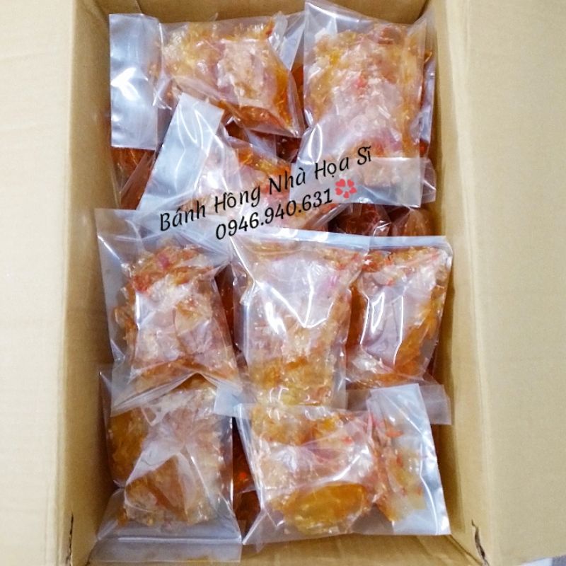 Bánh tráng sấy mắm tép giòn Bình Định túi 50-60g