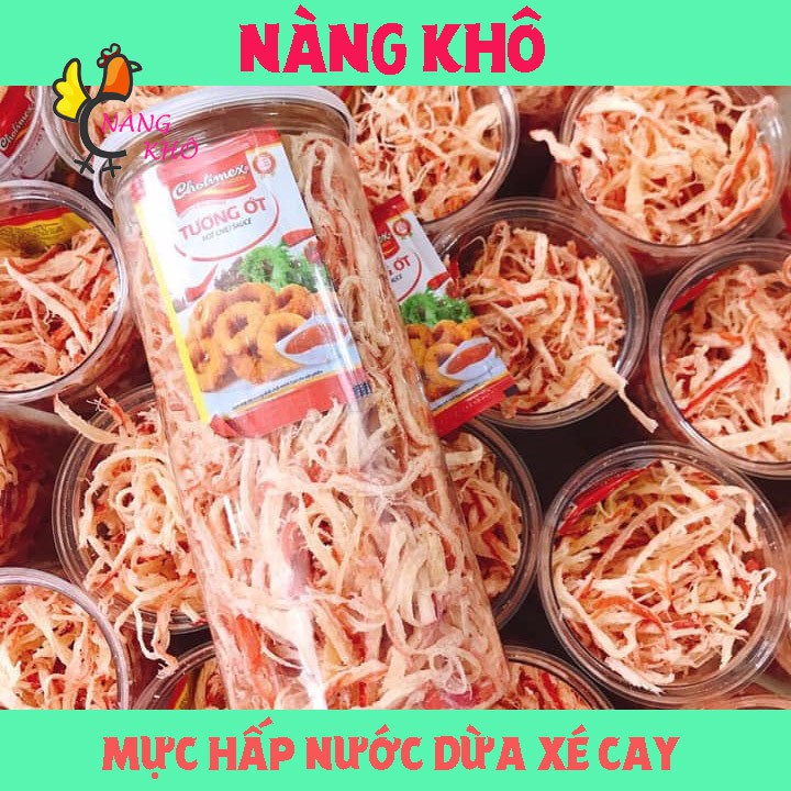 [Mã GROSALEHOT giảm 8% đơn 250K] 300Gr Mực hấp nước dừa xé cay loại ngon | Nàng Khô | BigBuy360 - bigbuy360.vn