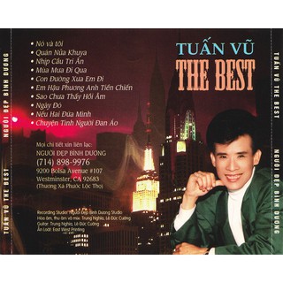 Đĩa cd nhạc tuấn vũ 1