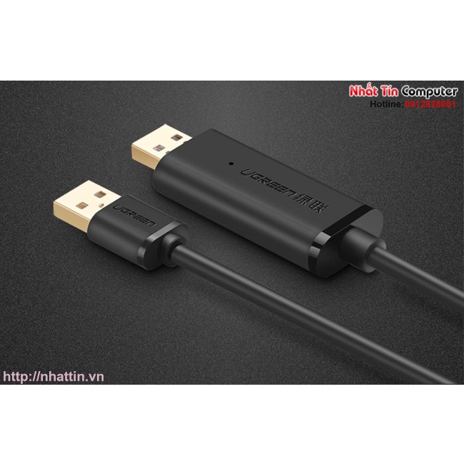 Cáp USB 2.0 Data Link dài 2m chính hãng Ugreen UG-20233 cao cấp