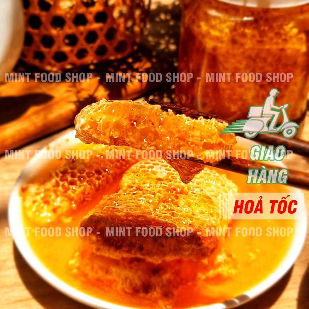 Mật Ong Nguyên Tổ Hộp 1KG - 1,2KG (Mật Ong Bánh Tổ/ Mật Ong Nguyên Sáp)