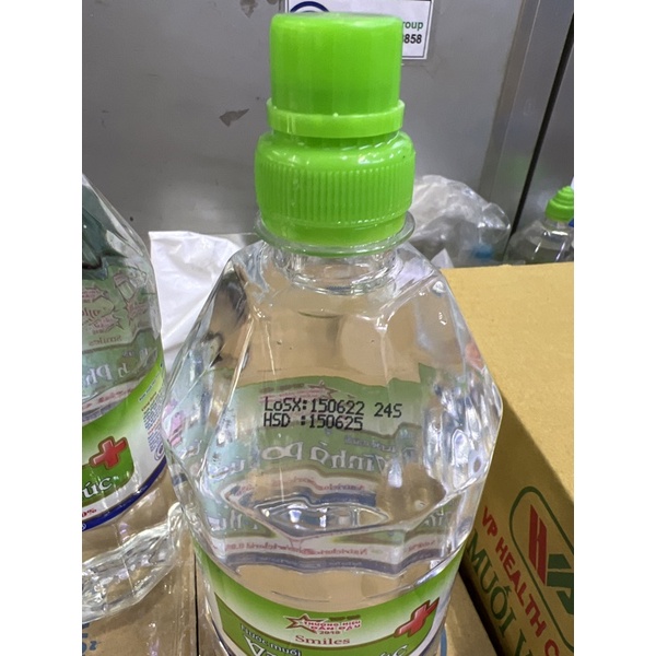 Combo 12Chai Nước Muối Sinh Lí Vĩnh Phúc Smiles Natriclorid 0.9% Chai 1000ml