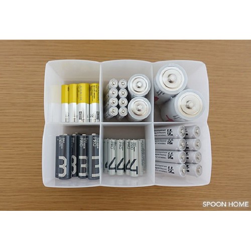 Hộp đựng vật dụng, tất, đồ lót 6 ngăn NHẬT BẢN