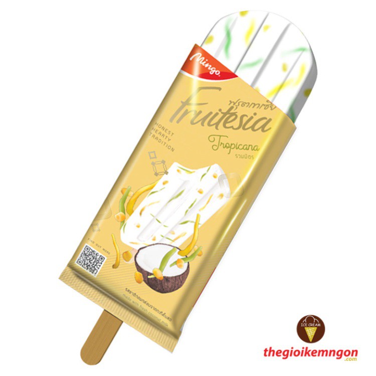 [KEM NGON] Kem trái cây nhiệt đới Fruitesia Tropicana Stick Mingo 65g | BigBuy360 - bigbuy360.vn