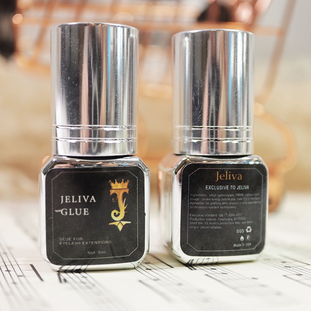 Keo nối mi JELIVA ít cay siêu bền 5ml