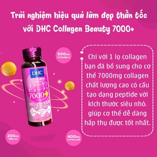 Nước collagen dhc nhật bản làm đẹp và trẻ hóa da bổ sung vitamin c hộp 10 - ảnh sản phẩm 5