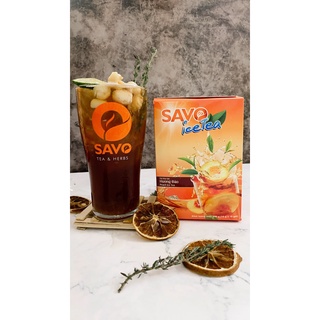 SAVO TRÀ HÒA TAN - VỊ ĐÀO (Hộp 16 gói - Túi 800gr)