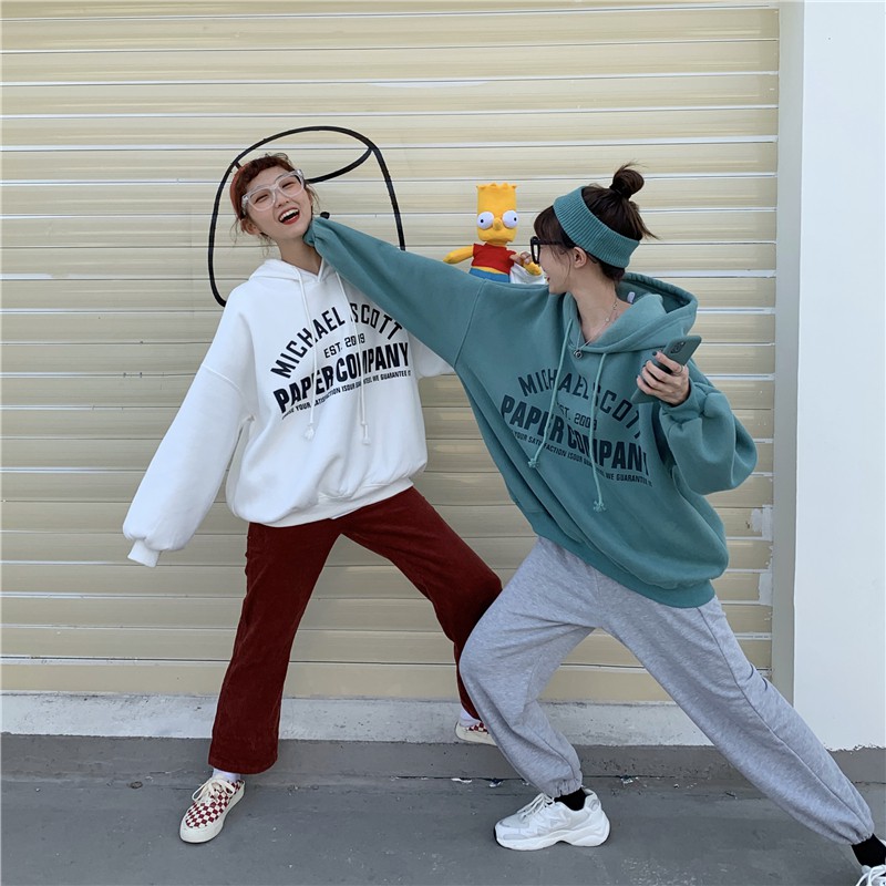 [Áo hoodie nữ form rộng thời trang unisex hàn quốc], Áo hoodie unisex nữ in chữ thời trang ulzzang hàn quốc | BigBuy360 - bigbuy360.vn