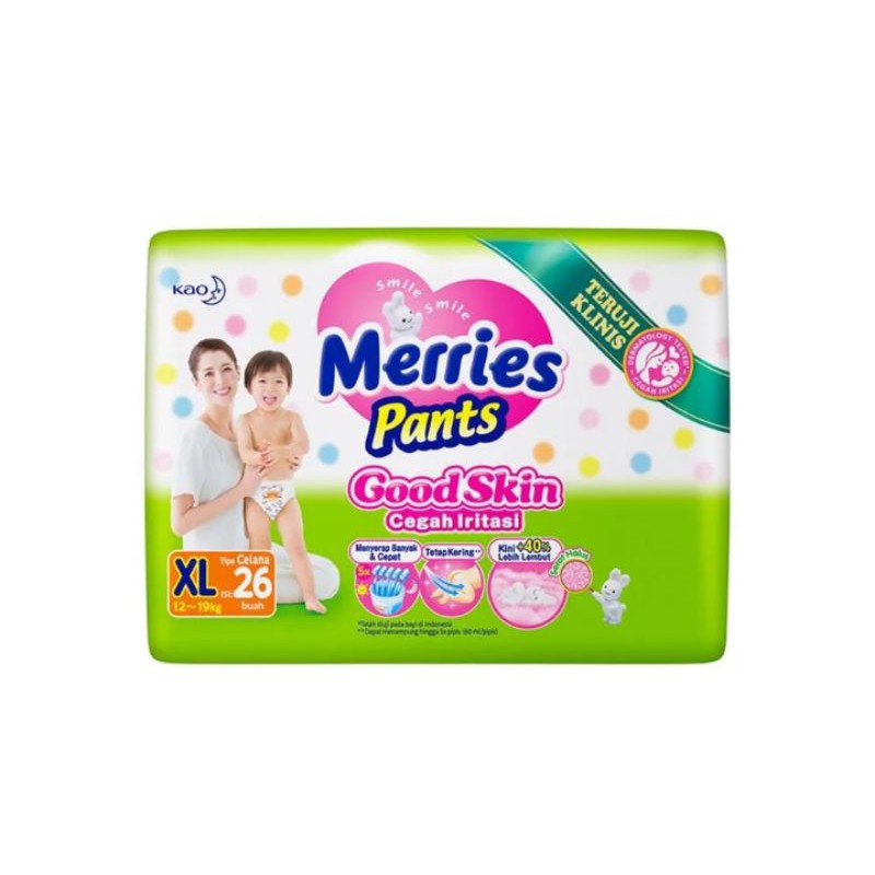 Merries Tã Lót 26 Tã Size Xl Chất Lượng Cao