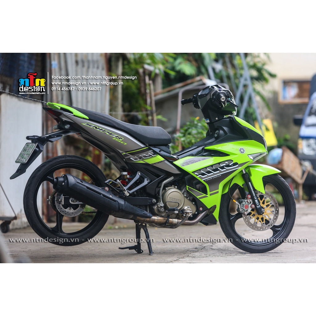 Tem rời exciter 150 xanh chuối Sniper độc