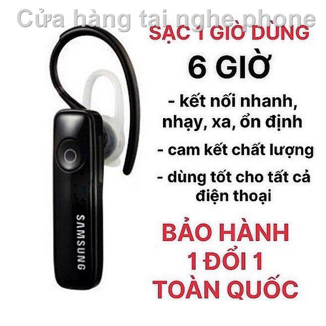 SẠC 1 GIỜ DÙNG 6 GIỜ - TAI NGHE BLUETOOTH SAMSUNG CAO CẤP KẾT NỐI NHANH VỚI TẤT CẢ CÁC LOẠI ĐIỆN THOẠI - NGHE NH