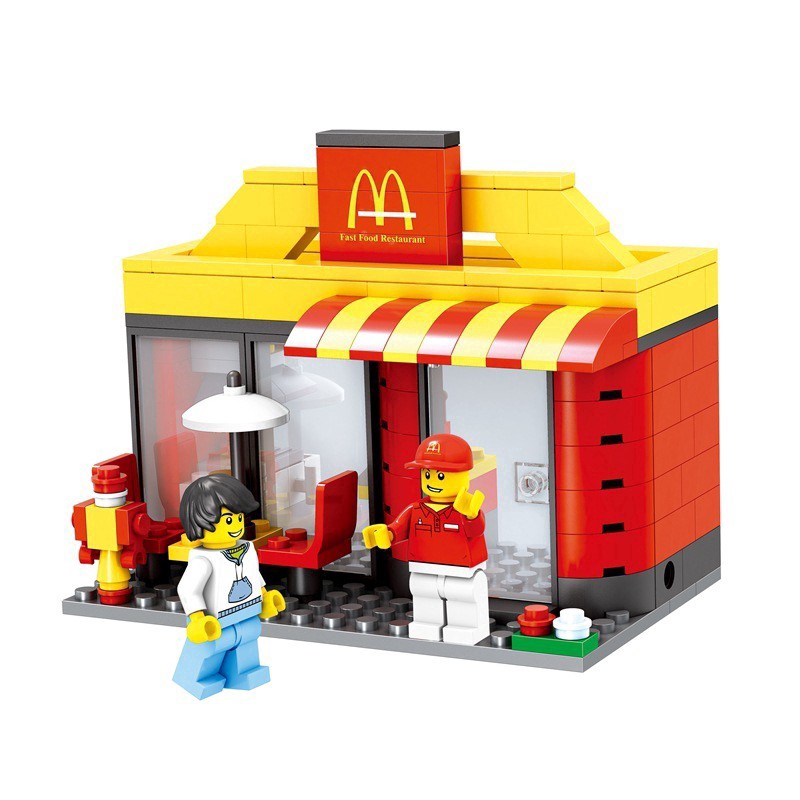 Bộ Đồ Chơi Lắp Ráp Mô Hình Lego Kfc 6 Kiểu Dáng Khác Nhau Thú Vị