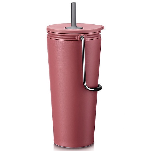 Bình giữ nhiệt Lock&amp;Lock Bucket Tumbler 540ml ống hút LHC4268 (3 màu) - Hàng Chính Hãng