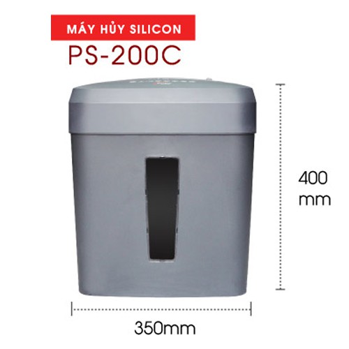 Máy Hủy Tài Liệu Silicon PS-200C Hàng chính hãng