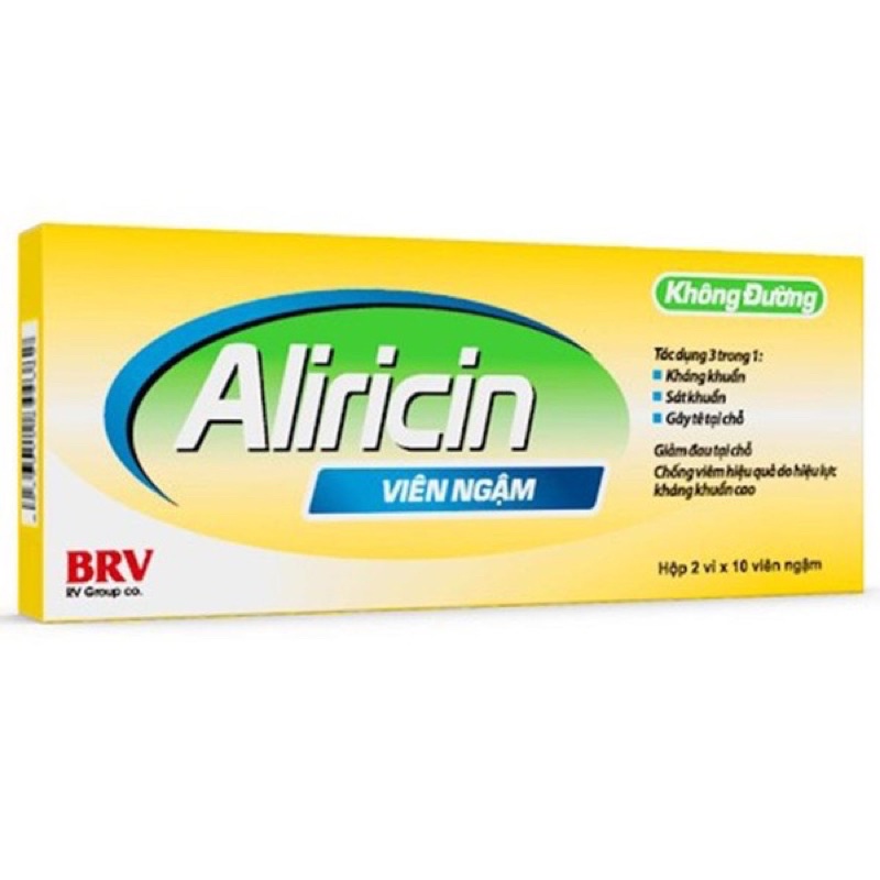 Ngậm ho không đường aliricin
