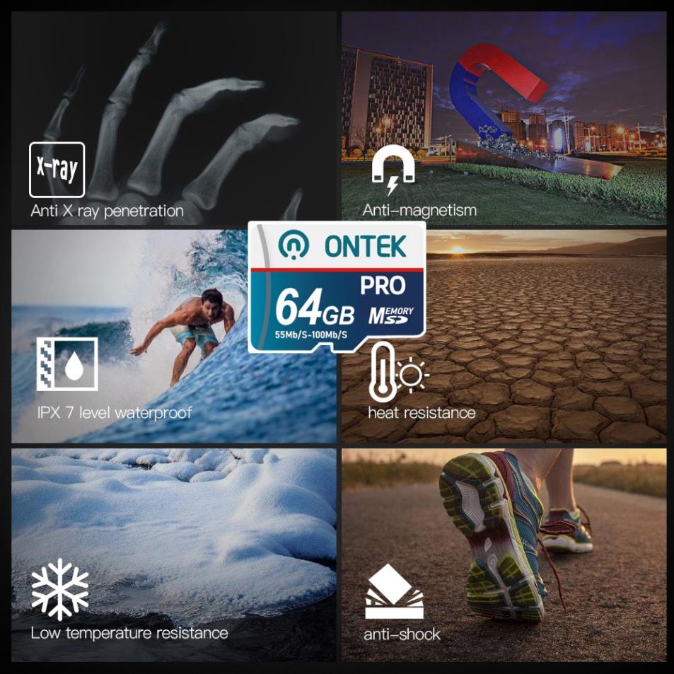 Thẻ nhớ ONTEKCO 64G Pro chuyên dùng cho camera không dây