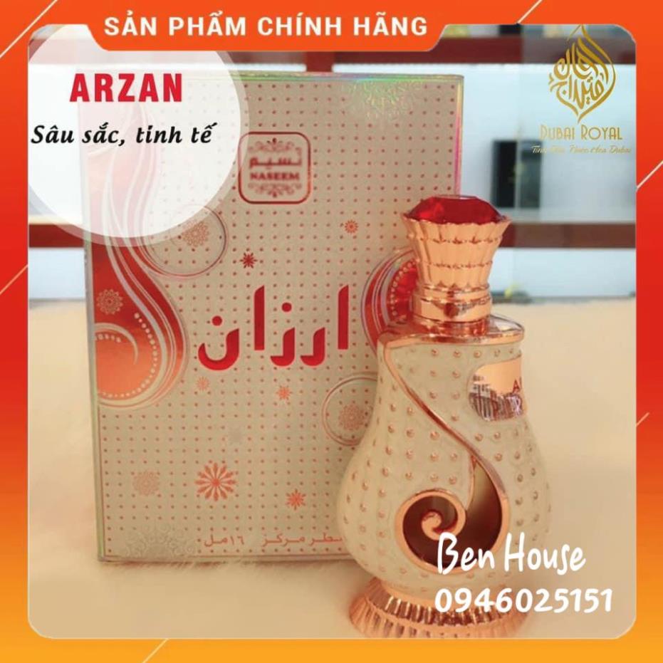 Tinh Dầu Nước Hoa Dubai Arzan Naseem Nội Địa Chính Hãng Cao Cấp Cho Nữ Unisex Mùi Thơm Bán Chạy Nhất TP HC | BigBuy360 - bigbuy360.vn