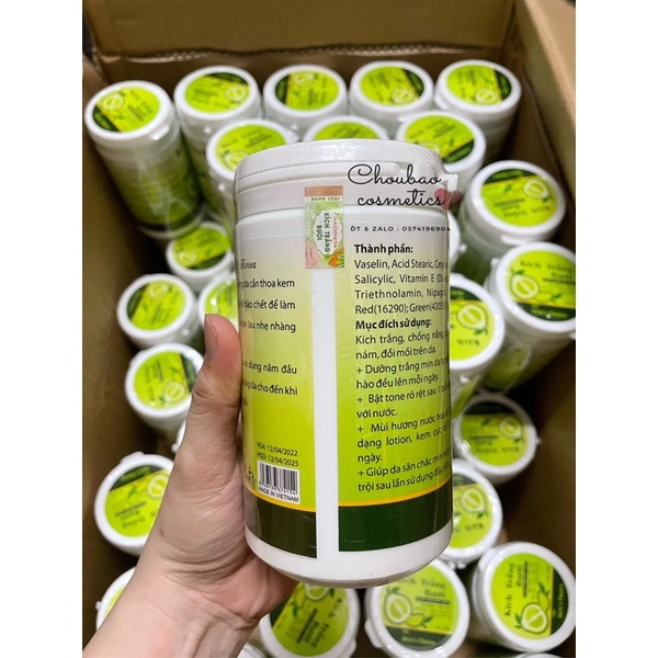 Kem kích trắng Bưởi 500gram hàng loại 1